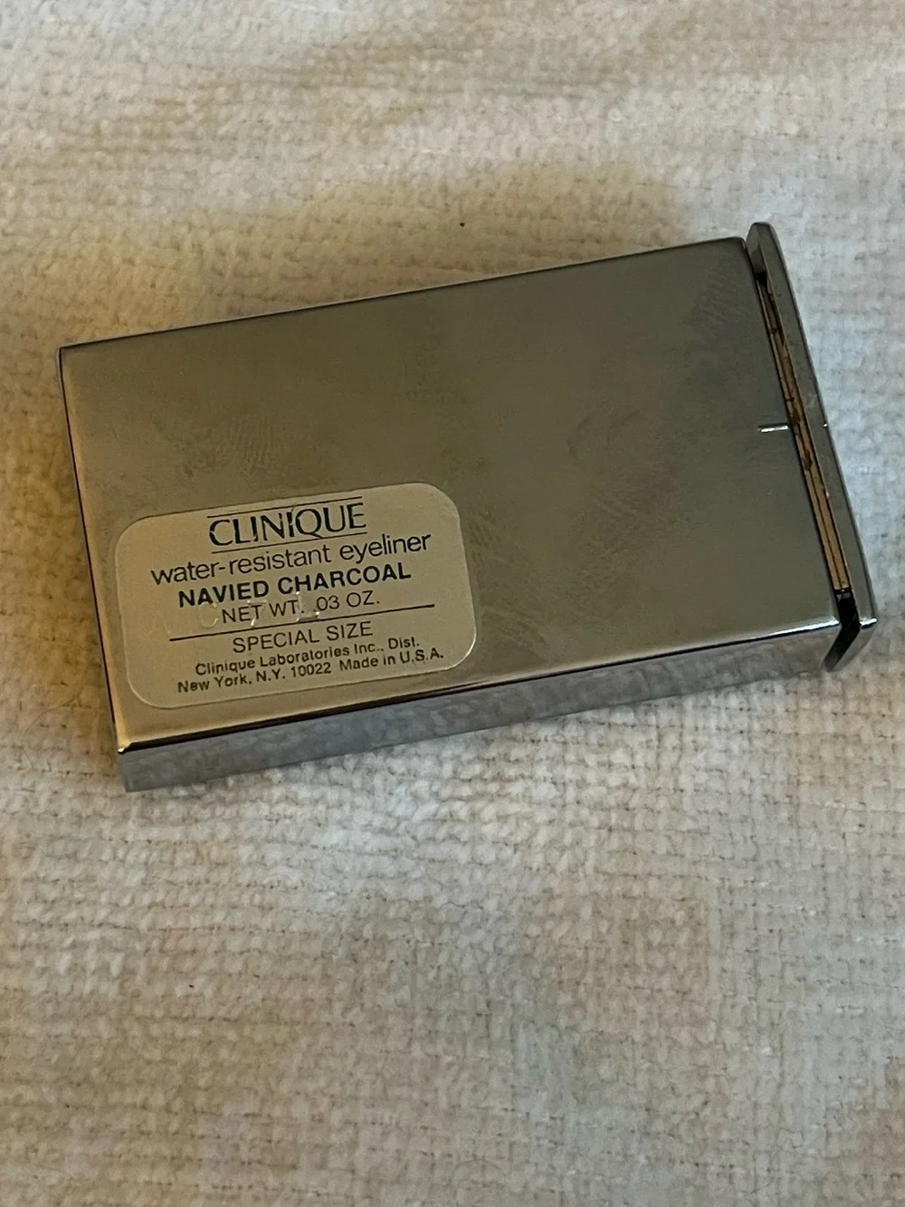 Clinique water resistant eyeliner navied charcoal
